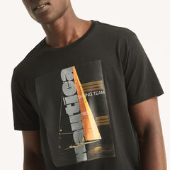 Sailing Team Graphic T-Shirt,True Black,large