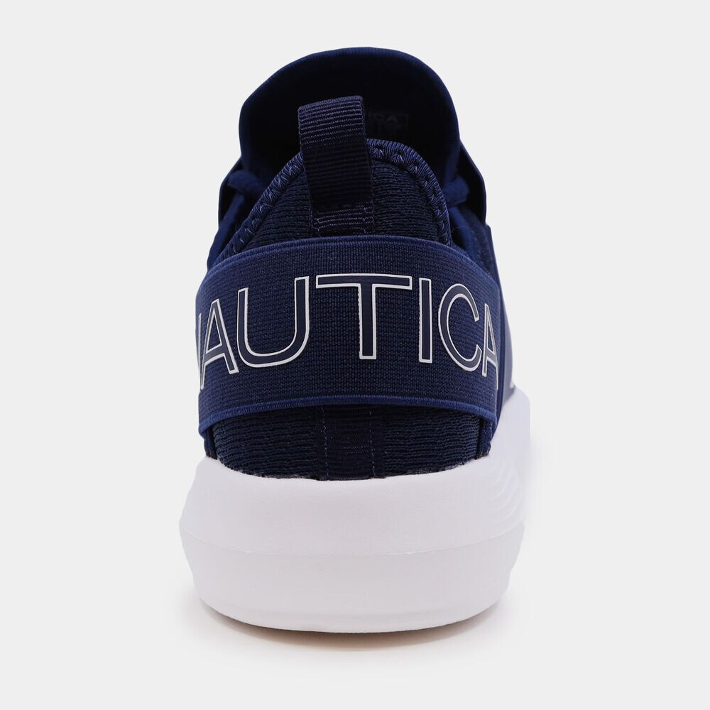 LOGO KNIT SNEAKER,Navy,large
