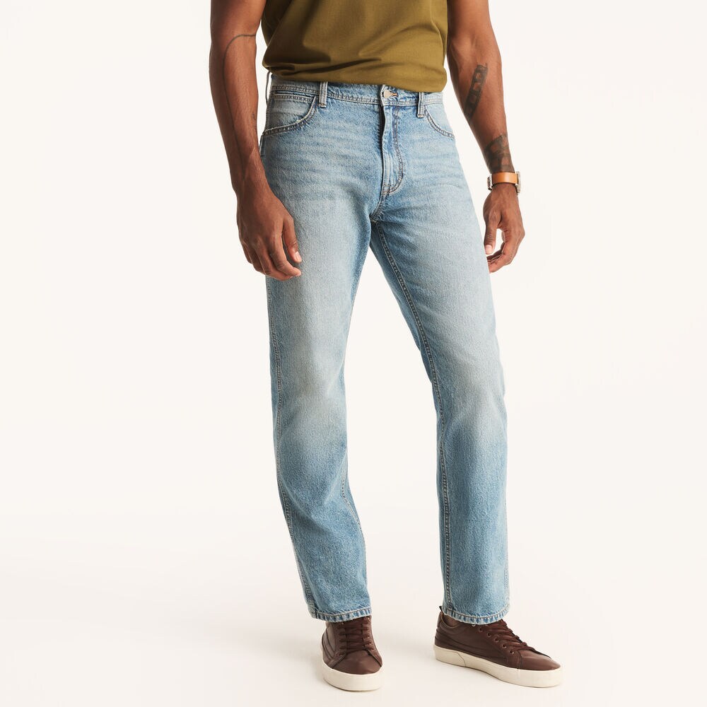 Nautica Jeans Co. Relaxed Denim,Oxford Tan,large