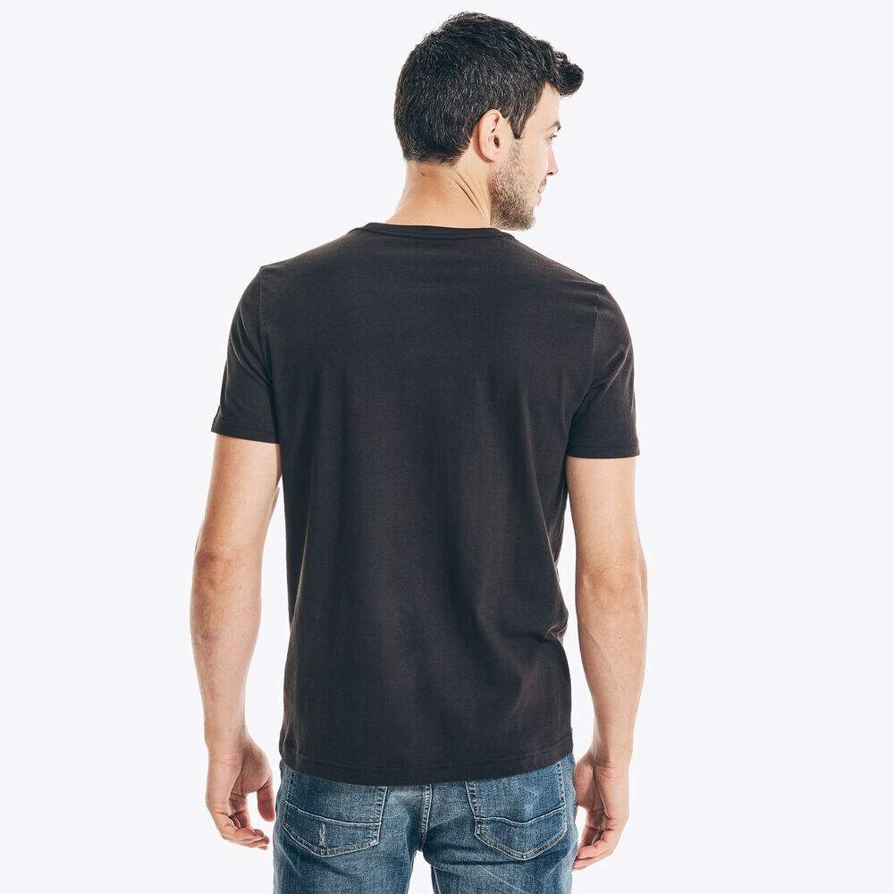 NAUTICA EXPLORER GRAPHIC T-SHIRT,True Black,large