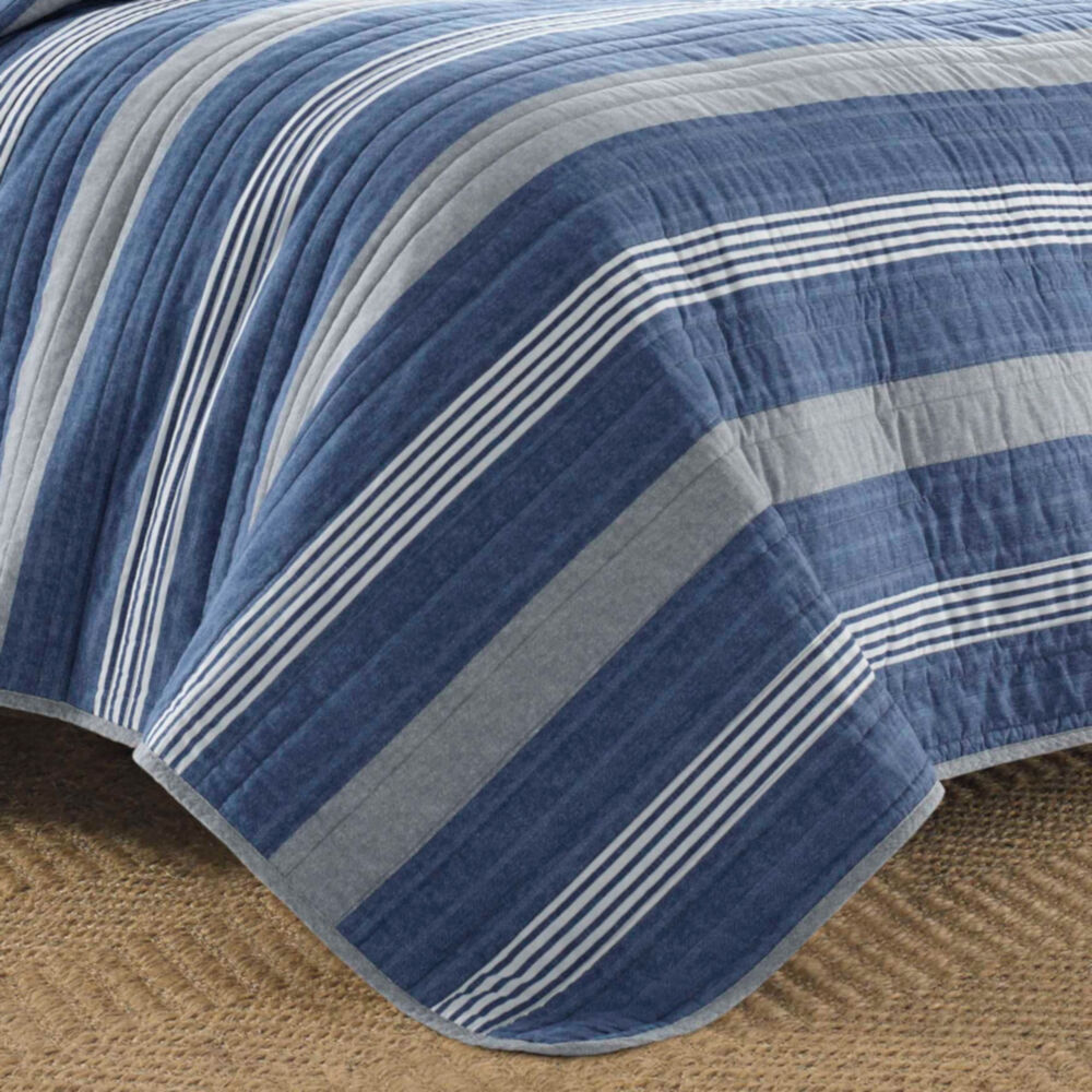 Saltmarsh Twin Quilt Set,Blue Mirage,large