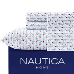 Holiday Seahorse Blue Queen Sheet Set,Navy Dusk,large