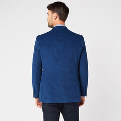 DOBBY WEAVE CORDUROY BLAZER,Tugboat Blue,large