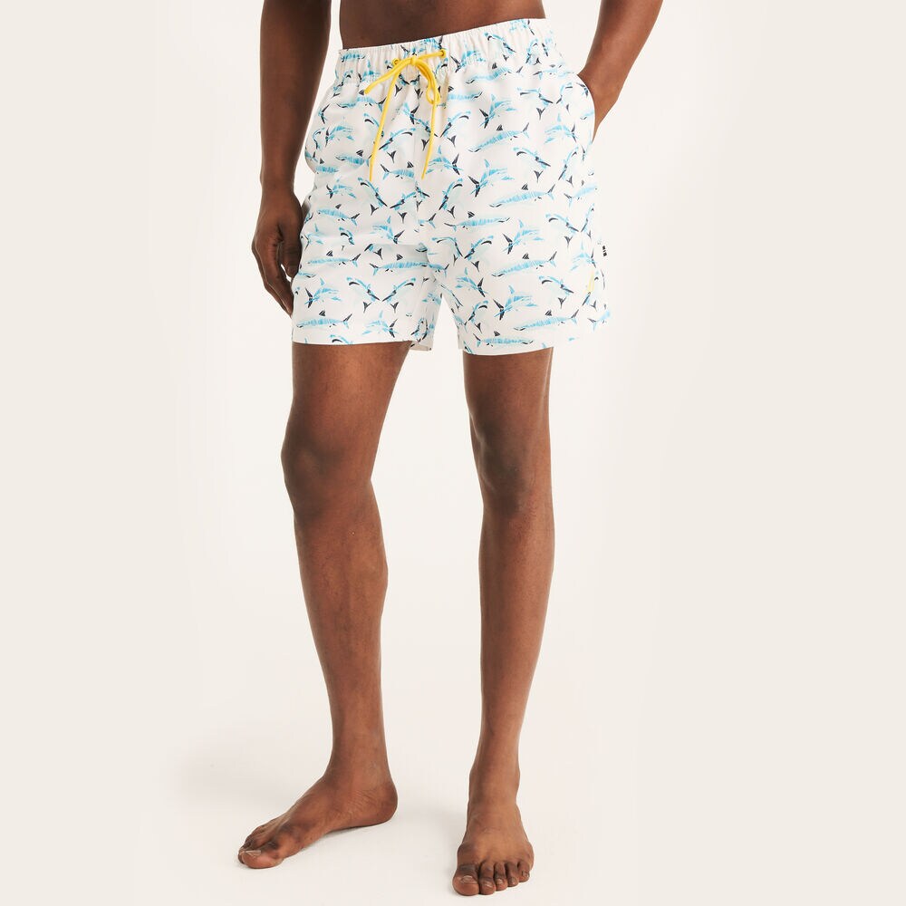 Shark Week x Nautica 6" Swim,Bright White,large