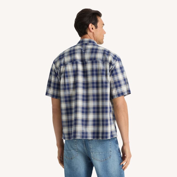 Plaid Short-Sleeve Shirt