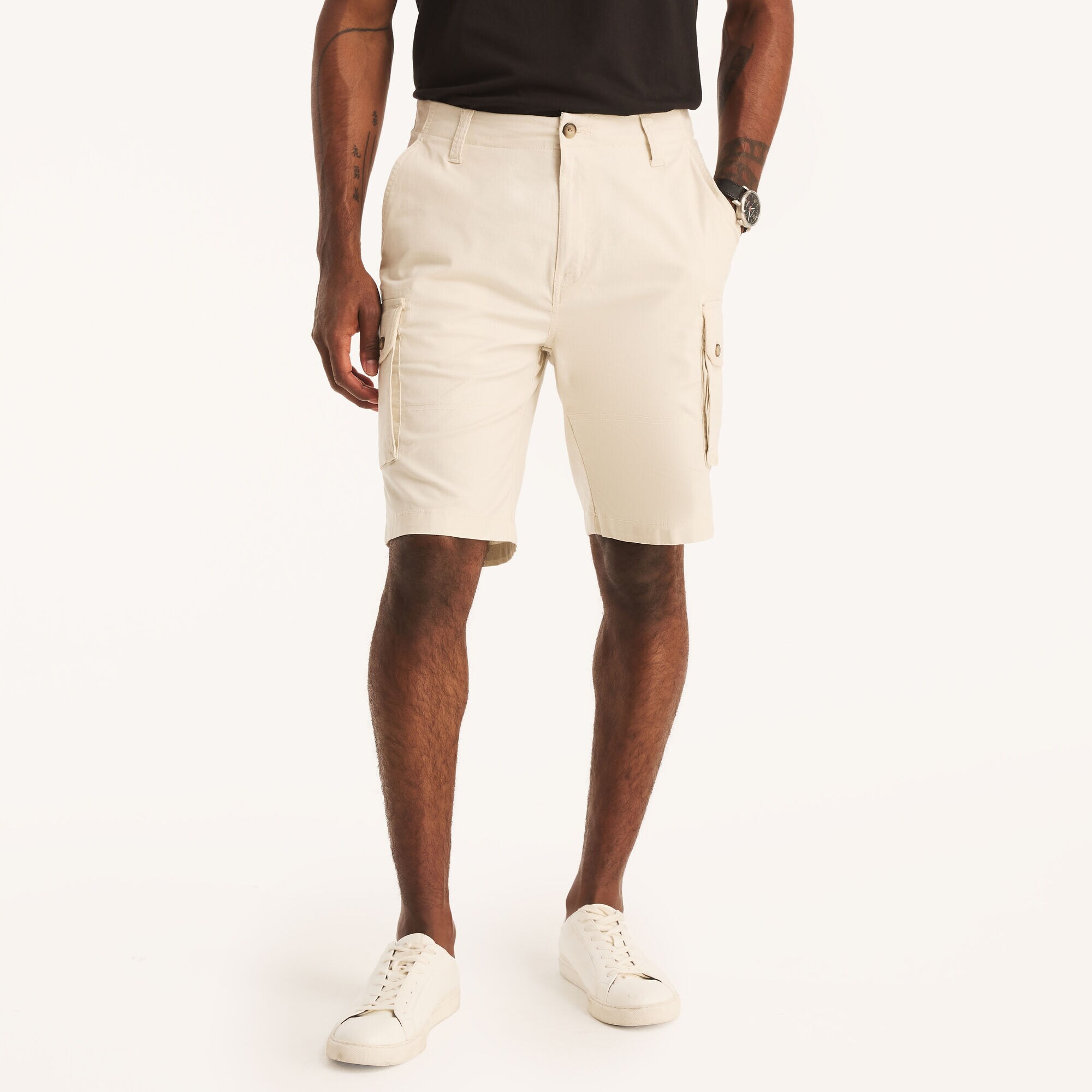 9.5" NAVIGATOR CARGO SHORT,Nautica Stone,large