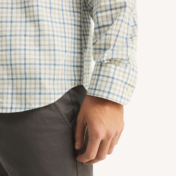 Textured Plaid Shirt 