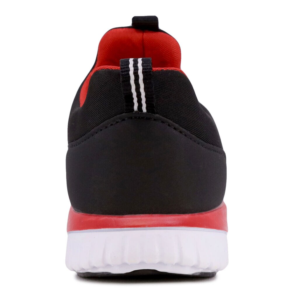 BOYS' LOGO SLIP-ON SNEAKER,Black,large