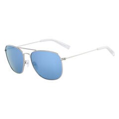 Navigator Sunglasses with Silver Frame,Castlerock Grey,large