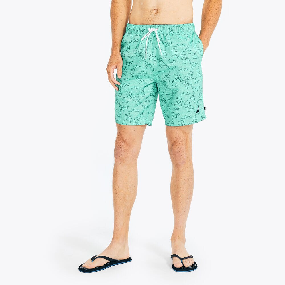 SUSTAINABLY CRAFTED 8" QUICK-DRY SWIM,Tropic Jade,large
