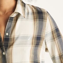 Plaid Button-Down Shirt,Coastal Tan,large