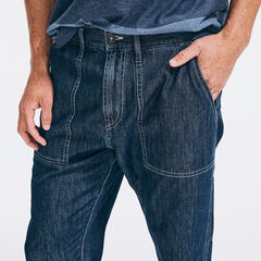 NAUTICA JEANS CO. RELAXED FIT UTILITY DENIM,Peacoat,large