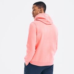 SUSTAINABLY CRAFTED BRAND ICON PULLOVER HOODIE,Teaberry,large