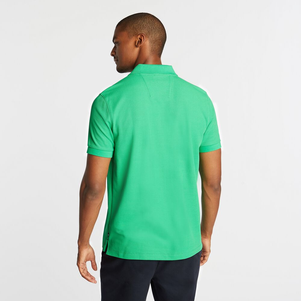 SLIM FIT PERFORMANCE DECK POLO,Bright Green,large