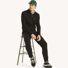 Navtech Quarter-Zip Sweater,True Black,large