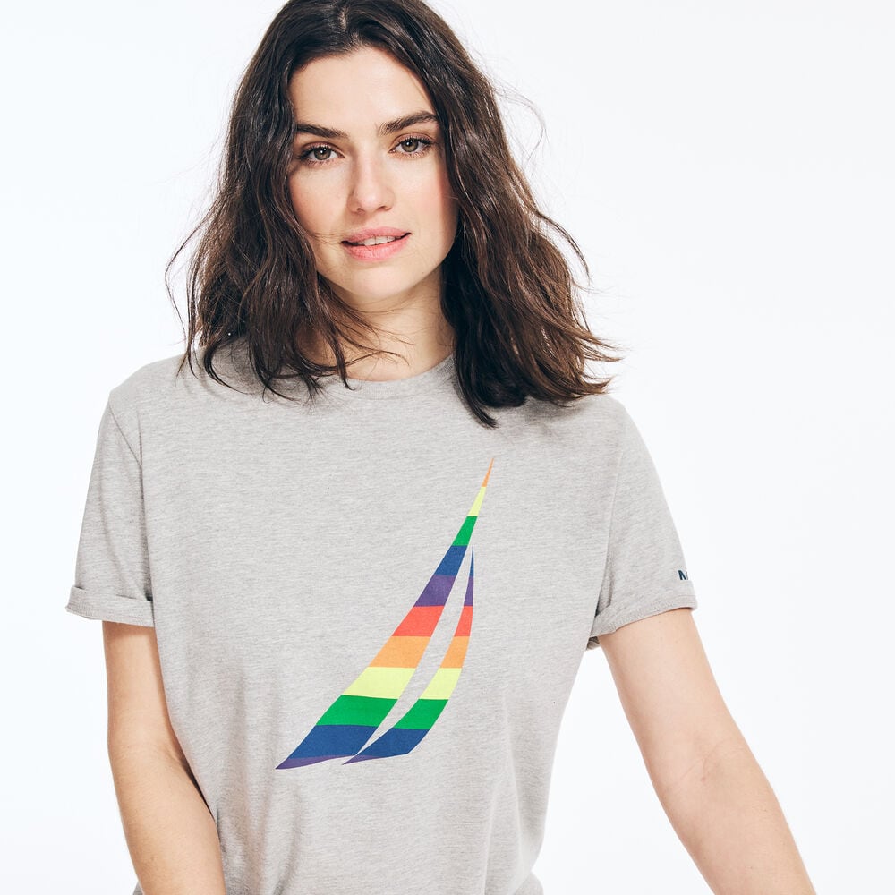 PRIDE GRAPHIC T-SHIRT,Grey Heather,large