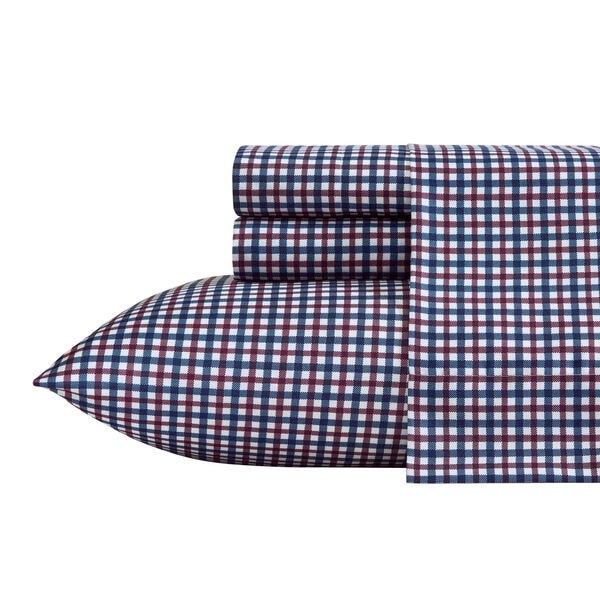Heritage Plaid Blue Twin XL Sheet Set