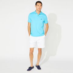 CLASSIC FIT PREMIUM COTTON POLO,Aqua Sky,large