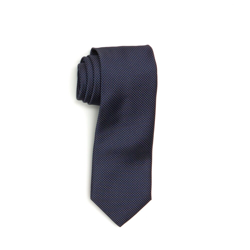 Italian Made Pin Dot Silk Tie,Ice Blue,large