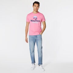 SUNSET GRAPHIC T-SHIRT,Carnation Pink,large