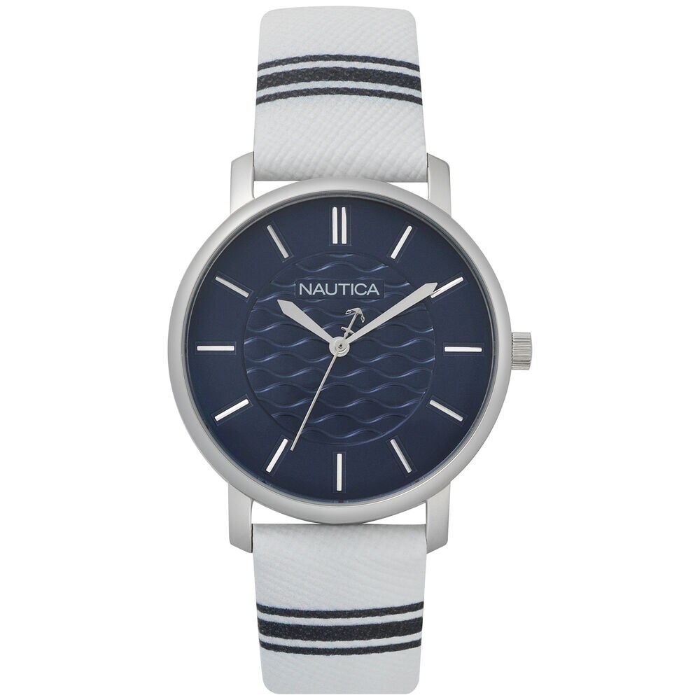Coral Gables 3-Hand Watch - White/Blue ,Multi,large