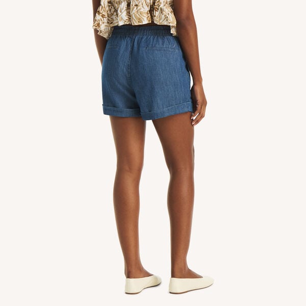Chambray Pull-On Short