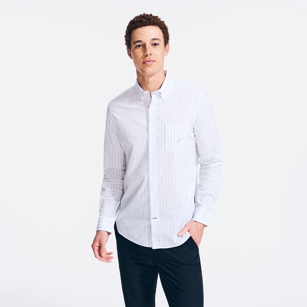 NAVTECH PLAID SHIRT,Crystal Bay Blue,large