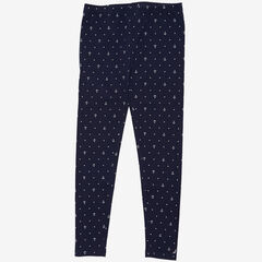 Little Girls' Anchor Dot Leggings (2T-7),Navy,large