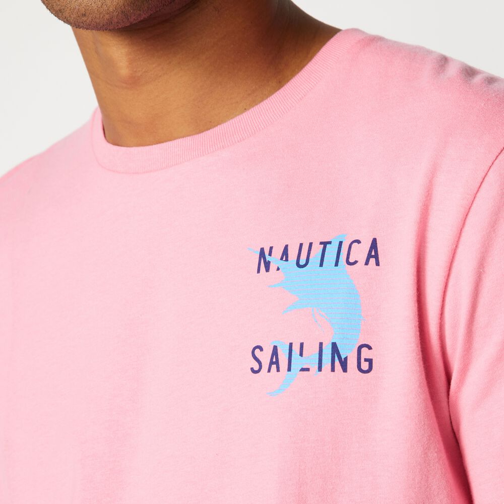 DEEP SEA GRAPHIC T-SHIRT,Carnation Pink,large