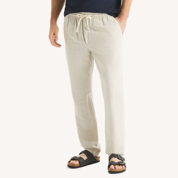Linen Drawstring Pant