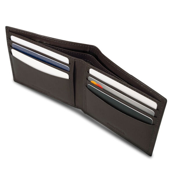 Logo Leather Bifold Wallet