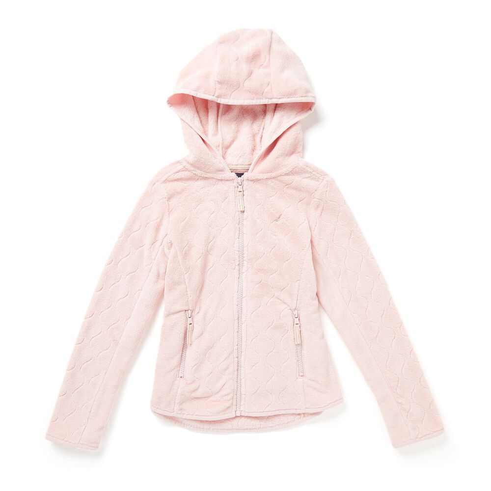 Toddler Girls' Sherpa Nautex Fleece (2T-3T),Pink,large