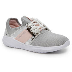 GIRL'S COMFY ALL DAY SNEAKER,Pale Blue,large