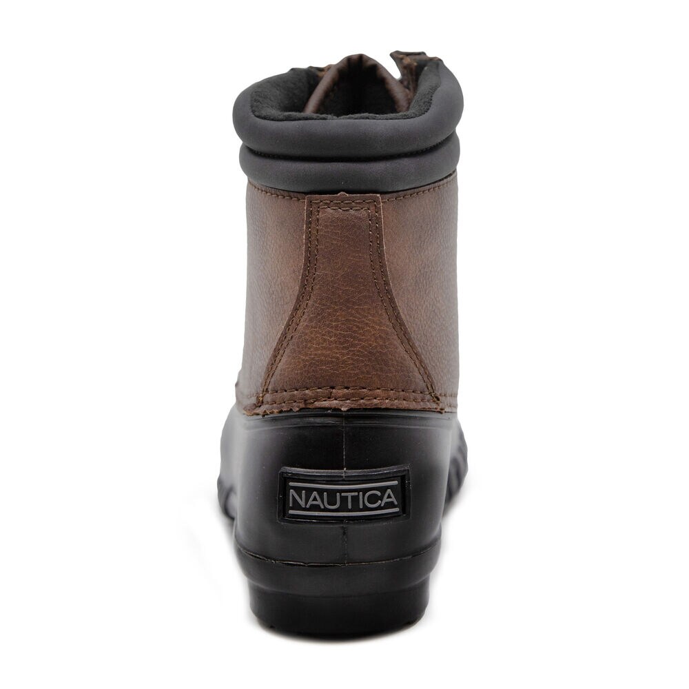 Lace-Up Duck Boot,Chocolate,large