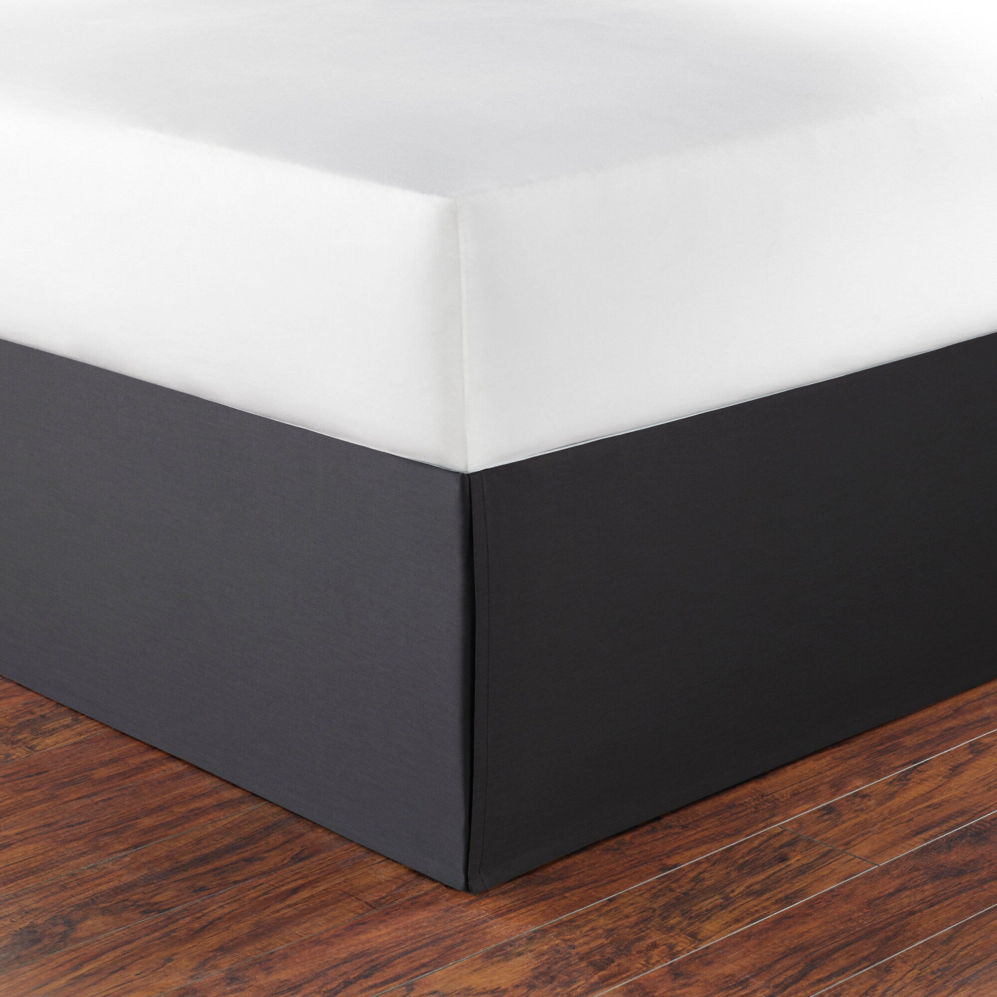 Charcoal Tailored Bedskirt,Charcoal,large