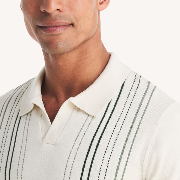 Performance Jacquard Polo Sweater