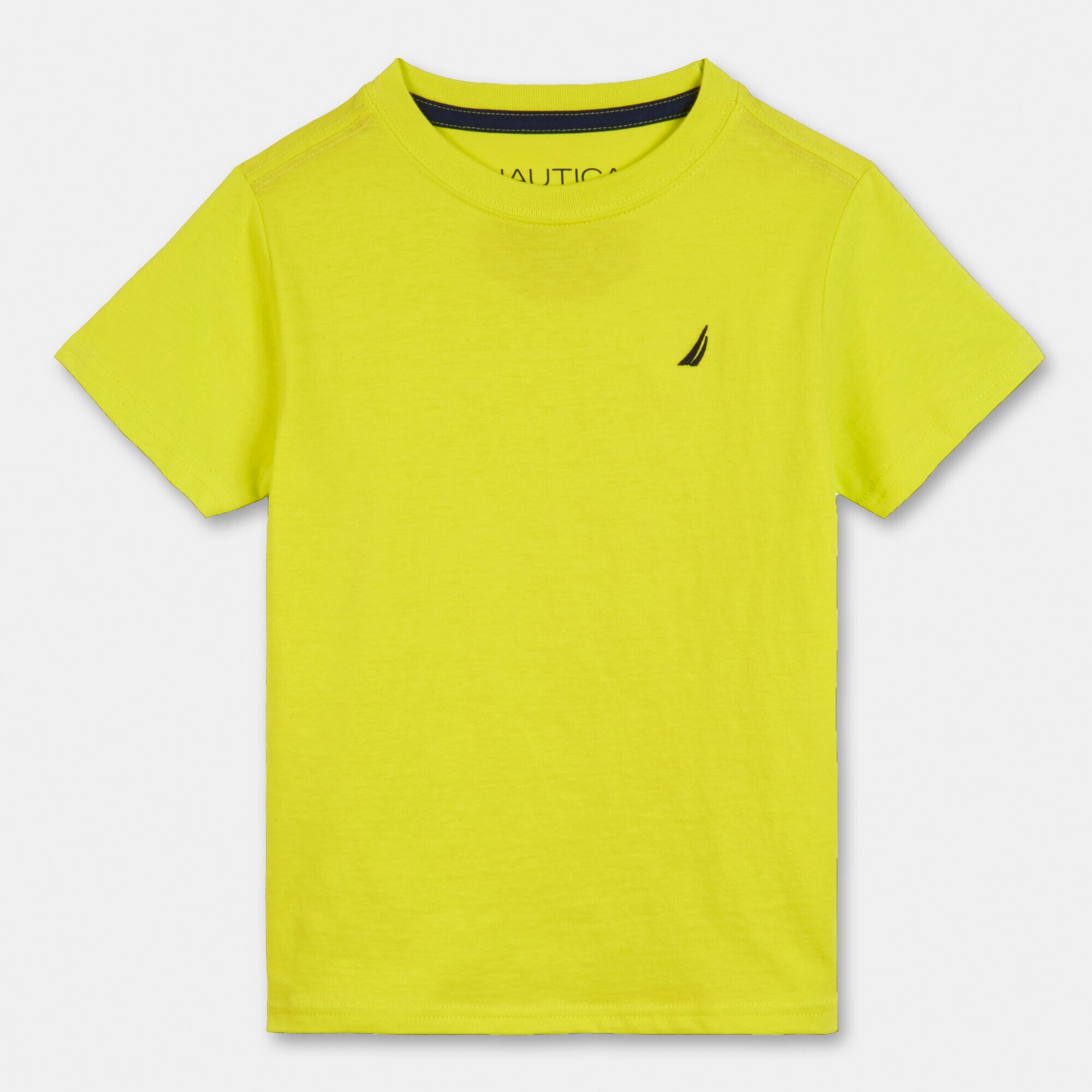 BOYS' BRAND ICON LOGO T-SHIRT (8-20),Yellow Zest,large