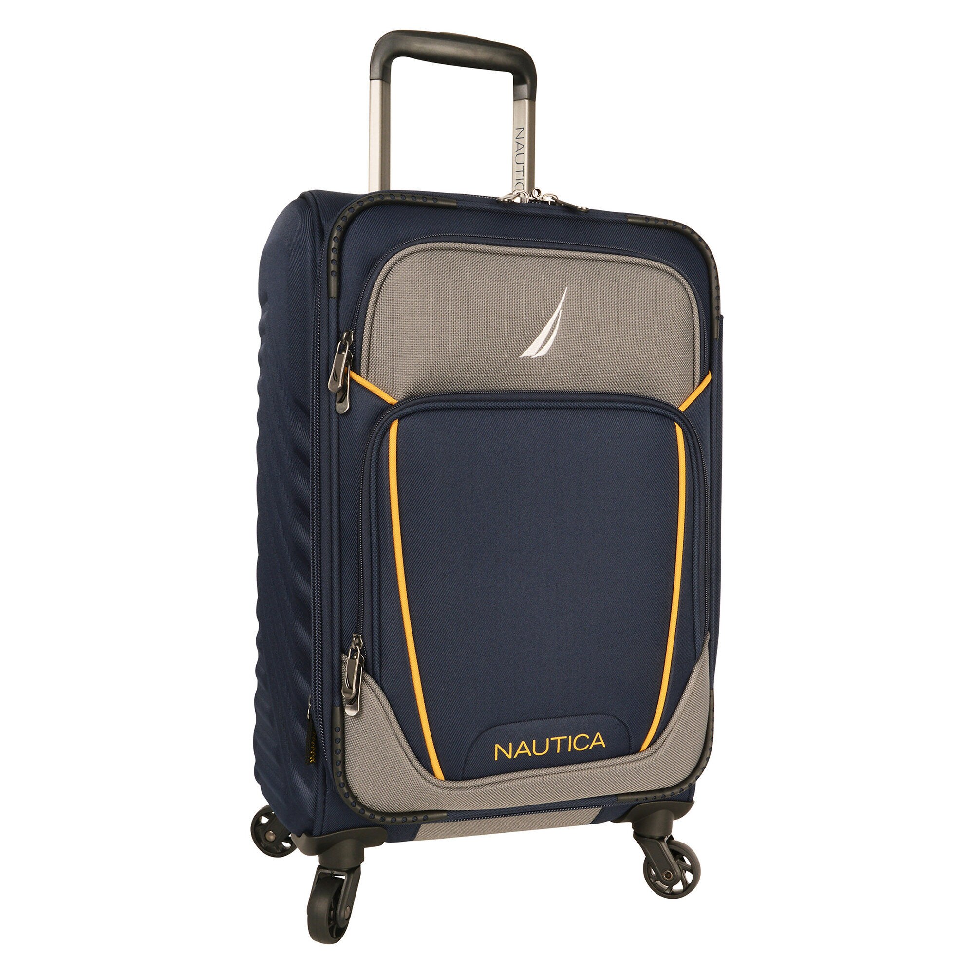 Dockyard 20" Expandable Spinner Luggage,Navy,large