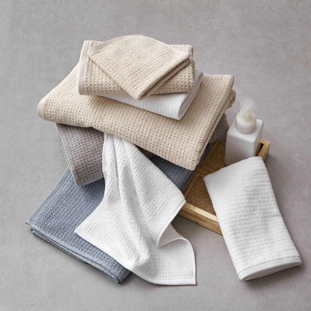 OASIS SOLID TOWEL SET, 8-PC,Antique White Wash,large