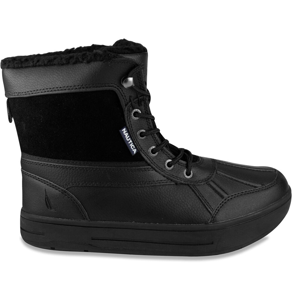 Lockview Lace-Up Boots,True Black,large