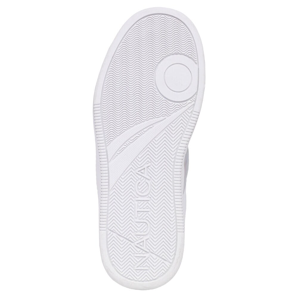 Girls' Holographic Lace-Up Sneaker,Bright White,large