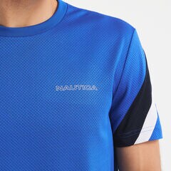Navtech Crewneck T-Shirt,Bolt Blue,large