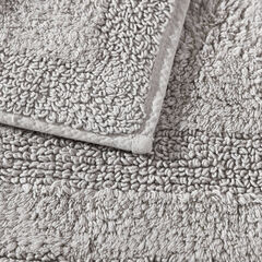 Micellar Solid Grey Reversible Bath Rug Set,Bay Grey,large