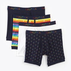 PRIDE BOXER BRIEFS, 4-PACK,Pure Adriatic Sea Wash,large