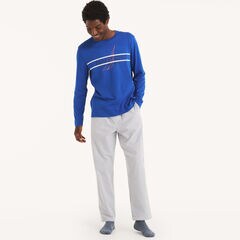 Since 1983 Long-Sleeve Sleep T-Shirt,Bright Cobalt,large