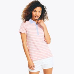 5-BUTTON POLO,Prism Pink,large