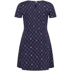 Little Girls’ Anchor Print Dress (4-6X),Navy,large