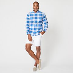 PLAID SHIRT,Windsurf Blue,large