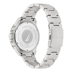 NCT Windrose Stainless Steel 3-Hand Watch,Moorings Grey Heather,large