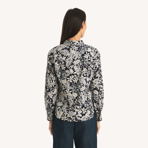 Printed Button-Up Shirt